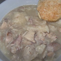 Fricasseed Chicken and Dumplings
