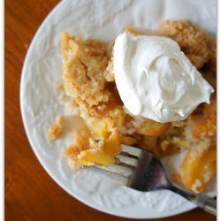 6 Ingredient Peach Cobbler