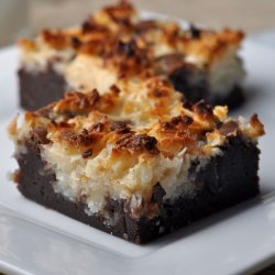 Coconut Macaroon Brownies