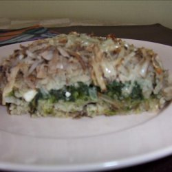 Spinach Potato and Feta Bake