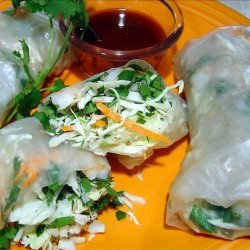 Shrimp Spring Rolls With Hoisin Dipping Sauce