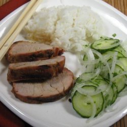 Sesame Pork With Thai Cucumber Salad