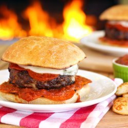 Stuffed Pizza Burger