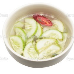 Cucumber Slices With Onions