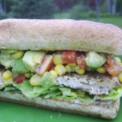 Chicken Burgers With Avocado Salsa