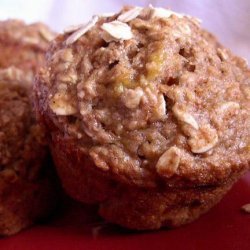 Banana Bran Oat Muffins