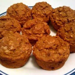 Low-Fat Oatmeal Pumpkin Muffins