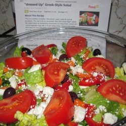  dressed Up  Greek-Style  Salad