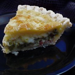 Southwestern Green Chili Quiche