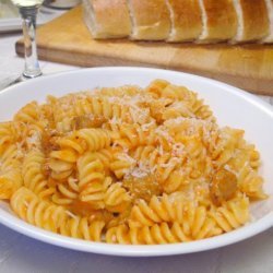 Creamy Roasted Red Pepper Pasta With Sausage