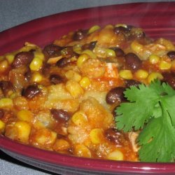 Ww Chicken , Black Bean, and Corn Enchilada Casserole