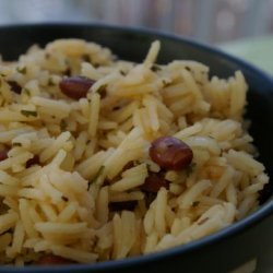 Dominican Moro De Habichuelas Negras  ( Rice and Beans)