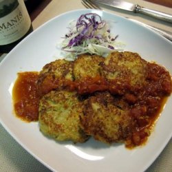 Sweet Potato Cakes With  Tomato & Soy Sauce