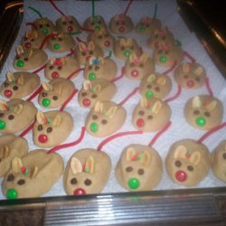 Peanut Butter Christmas Mice