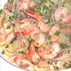 Low Fat Zesty Shrimp and Pasta