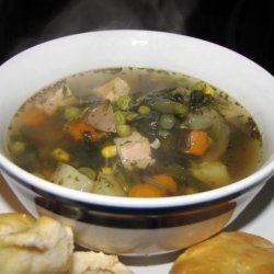 Lots of Veggies Crock Pot Chicken Soup