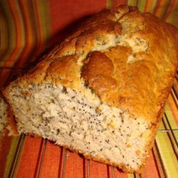 Banana Poppy Seed Quick Bread