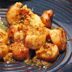 Orange Glazed Scallops