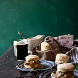 Chicken With Mushroom Gravy-  'for Two'