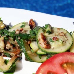 Grilled Courgette Salad