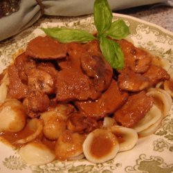 Pork Medallions in Wine Sauce