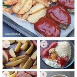 One Pan Meatloaf Dinner