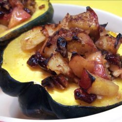 Apple Stuffed Acorn Squash