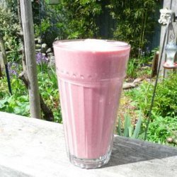 Homemade Fruit Smoothie With Oats