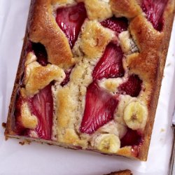 Strawberry Banana Macadamia Bread