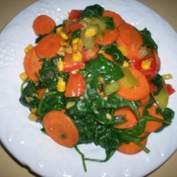 Hot Spinach Salad