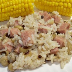 Samantha's Spam-Tastic Black-Eyed Peas and Rice