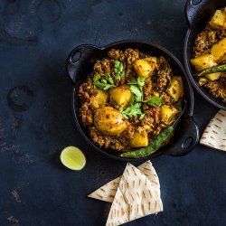 Spiced Potato and Minced Lamb