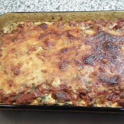 Spinach, Sausage and Cheese Bake