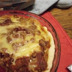 Three Cheese Spaghetti Pie