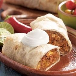 Traditional Beef Burritos