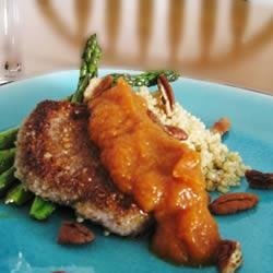 Pecan-Crusted Pork with Pumpkin Butter