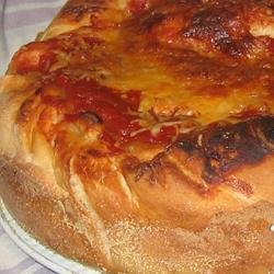 Double Crust Stuffed Pizza