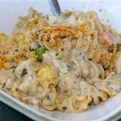 Chicken and Pasta Casserole with Mixed Vegetables