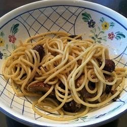 Linguine with Portobello Mushrooms