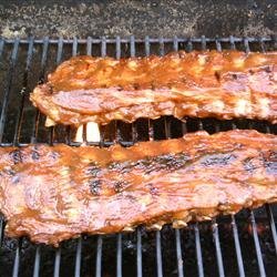 Apple and BBQ Sauce Baby Back Ribs