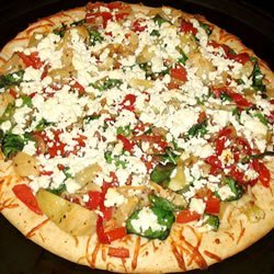 Pepper, Onion & Feta Pizza