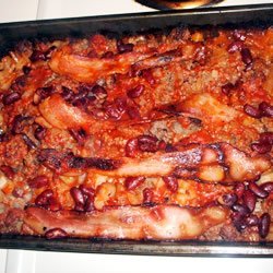 Hamburger, Potato, and Kidney Bean Casserole