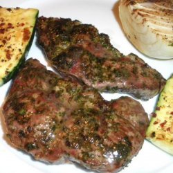 Simply Herbed up Lamb Steaks