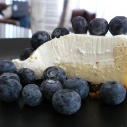 Cranberry Cheesecake with Walnut Crust