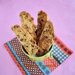 Ginger Pistachio Biscotti