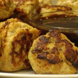 Chicken Balls With Oriental Dipping Sauce ( Gluten-Free)