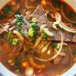 Spicy Thai Beef-Noodle Soup