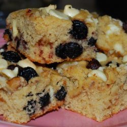 White Chocolate Cherry Blondies