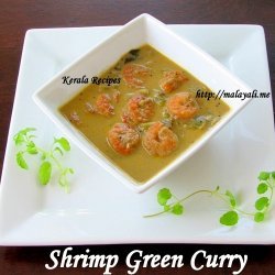 Shrimp with Green Curry