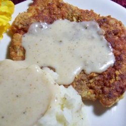 Chicken-Fried Steak With Cream Gravy